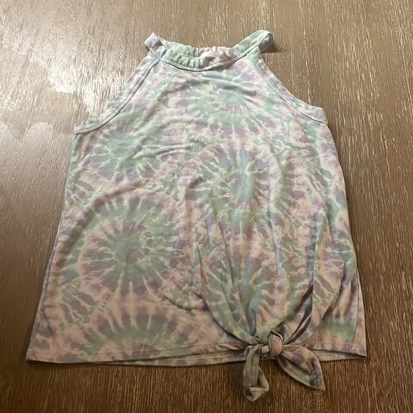 Tie dye knot tank top - Picture 1 of 2